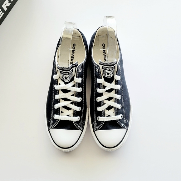 Converse CTAS Eva Lift Ox Black Natural Ivory White Youth 6 Women's 7.5 - Picture 5 of 6